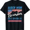 Joe Biden Won Go Brandon Retro Distressed Classic Shirt