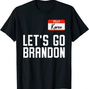 Karen Halloween Costume Let's Go Brandon American Flag Classic Shirt