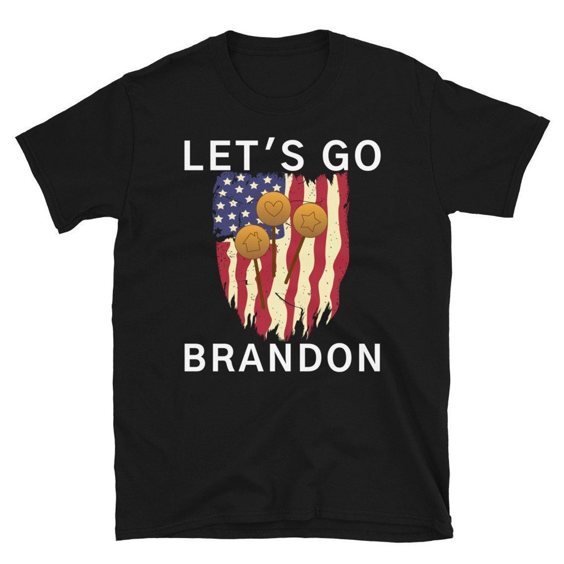 Let's Go Brandon American Dalgona Game Shield Flag Classic Shirt