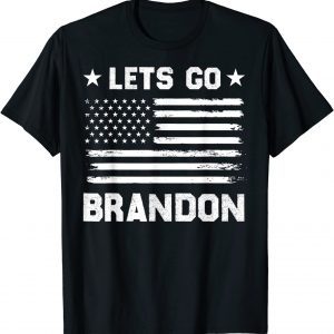Let's Go Brandon American Flag Anti Biden FJB 2021 Shirt