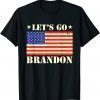Let's Go Brandon American Flag Anti Liberal Impeach Biden Classic T-Shirt
