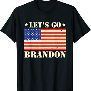 Let's Go Brandon American Flag Anti Liberal Impeach Biden Classic T-Shirt