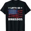 Let's Go Brandon American Flag Conservative US Flag 2021 Shirt