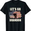 Let's Go Brandon American Flag Consrvative Chant Gift Shirt