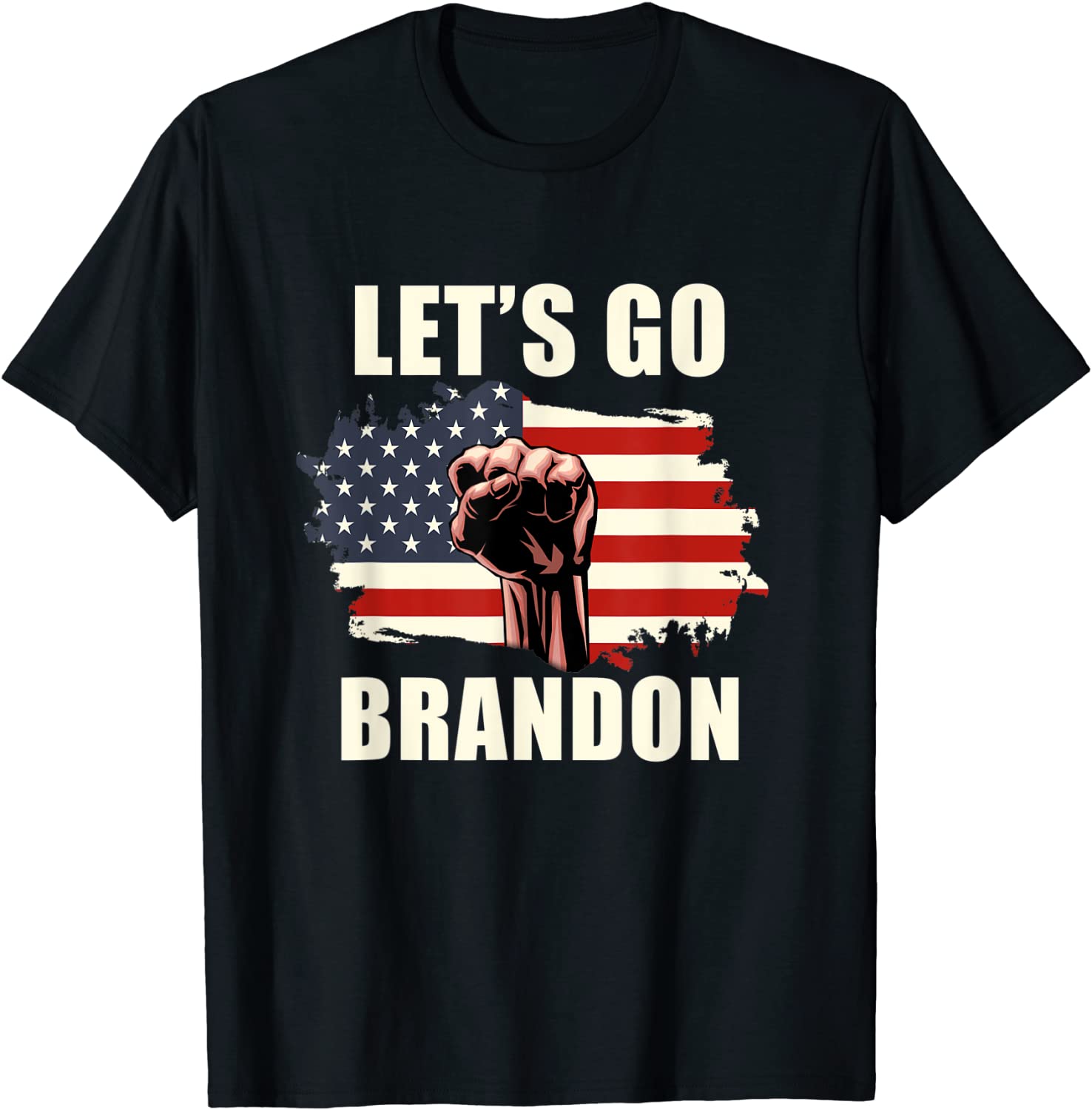 Let's Go Brandon American Flag Consrvative Chant Gift Shirt