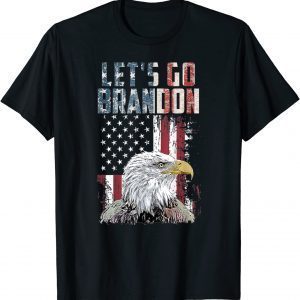 Let's Go Brandon American Flag Eagle Sunglasses Premium Classic Shirt