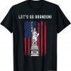 Let's Go Brandon American Flag Impeach 46 Joe Biden T-Shirt