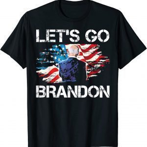 Let's Go Brandon American Flag Impeach Biden 46 Limited Shirt