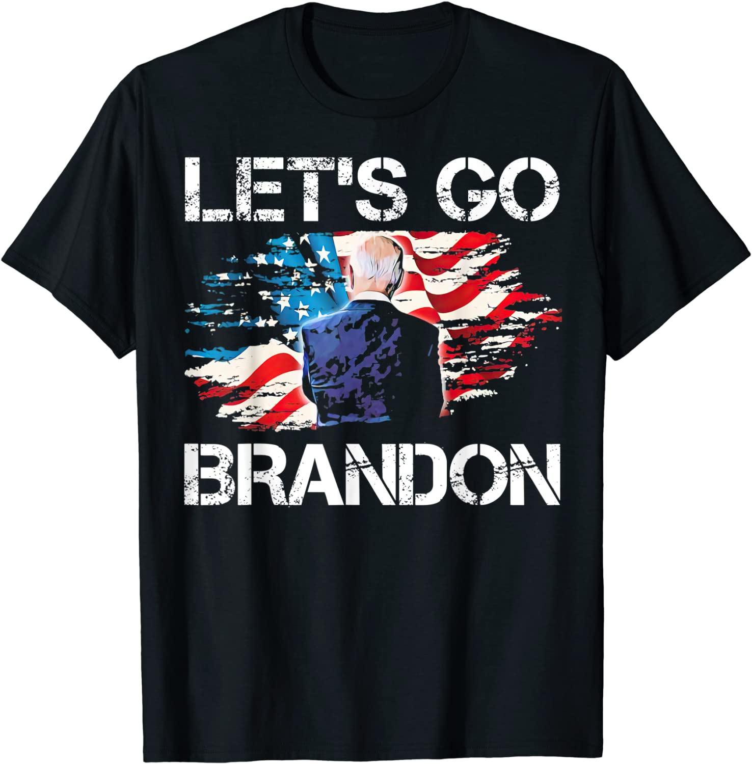 Let's Go Brandon American Flag Impeach Biden 46 Limited Shirt