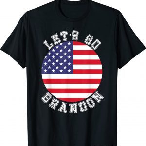 Let's Go Brandon American Flag Impeach Biden Anti Liberal Classic Shirt