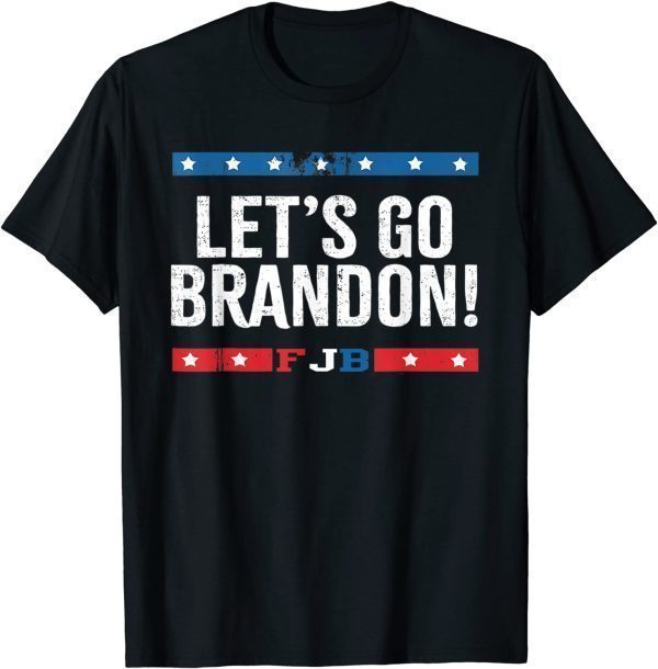 Let's Go Brandon American Flag Impeach Biden FJB Classic Shirt