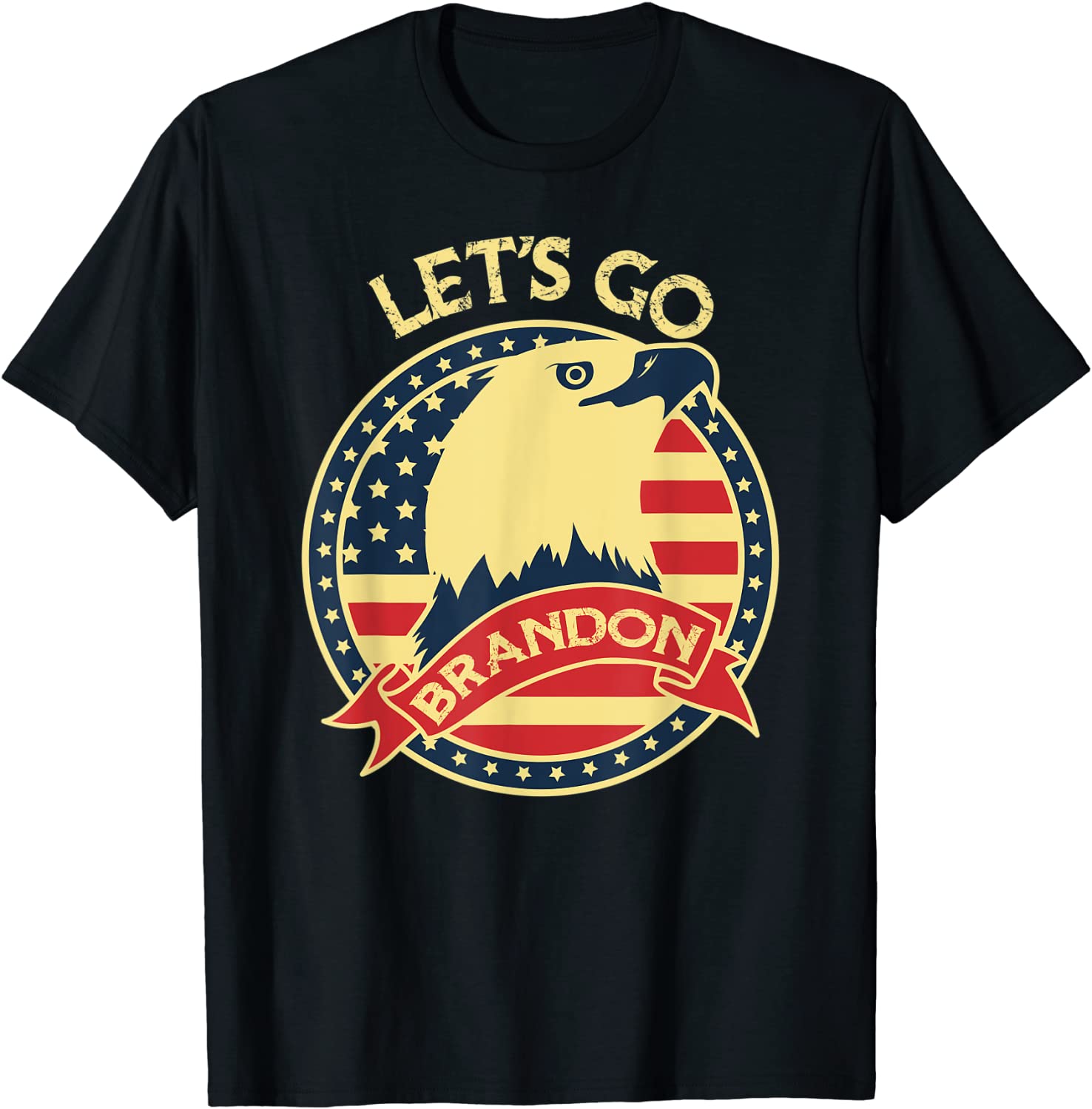 Let's Go Brandon American Flag Impeach Biden Meme 2021 Shirt