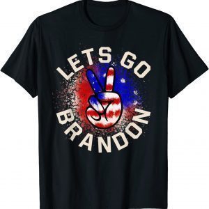 Let's Go Brandon American Flag Impeach Biden T-Shirt