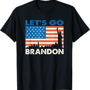 Let's Go Brandon American Flag Impeach Joe Biden 2021 Shirt