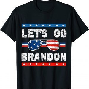 Let's Go Brandon American Flag Sunglasses Anti Bien Club US 2021 Shirt