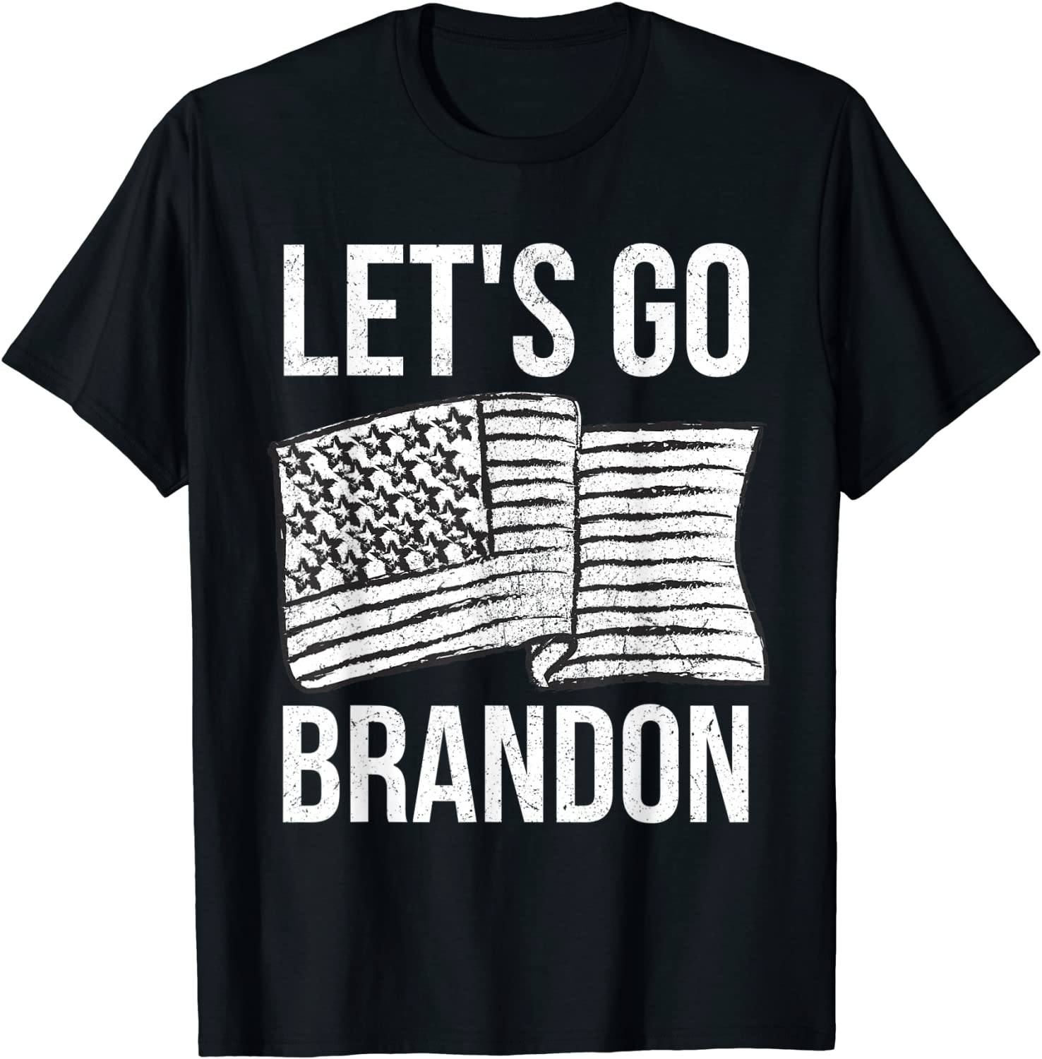 Let's Go Brandon American Flag Gift Shirt