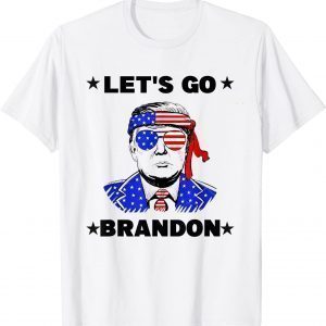 Let's Go Brandon American Flag Trump Classic Shirt