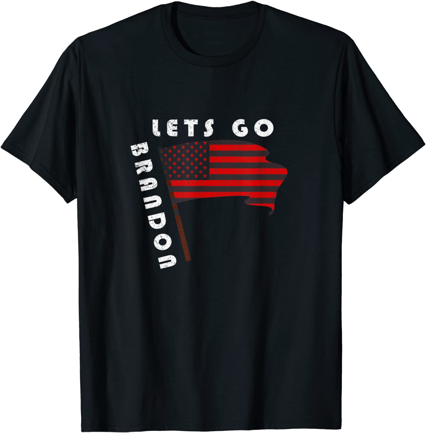 Let's Go Brandon American USA Flag FGB Impeach Biden Chant 2021 Shirt
