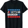 Let's Go Brandon Anti Biden US Flag Impeach 46 T-Shirt