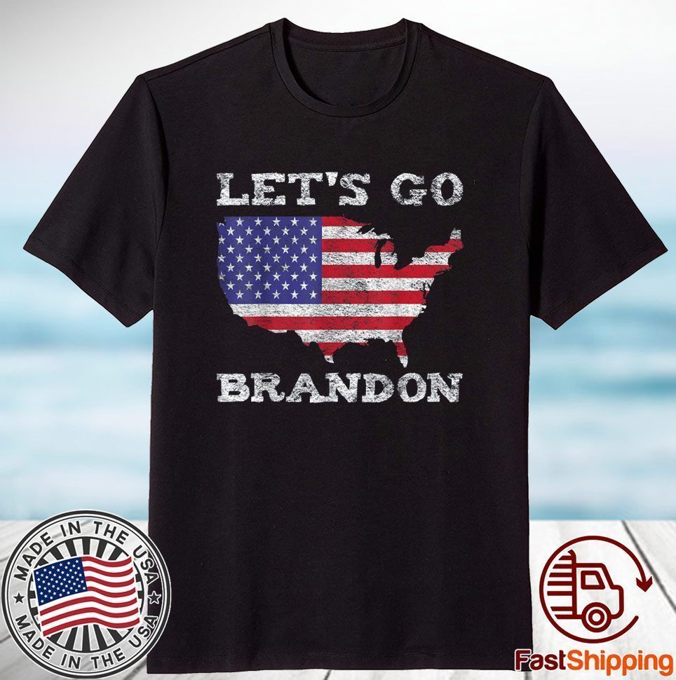 Let's Go Brandon Anti Biden US Flag Gift Shirt
