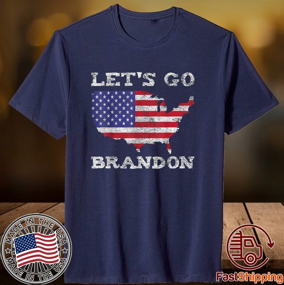 Let's Go Brandon Anti Biden US Flag Gift Shirt