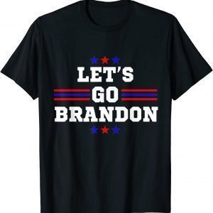 Let's Go Brandon Anti Joe Biden Chant American Flag Unisex Shirt