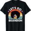 Let's Go Brandon Anti Joe Biden Chant US Flag Gift Shirt