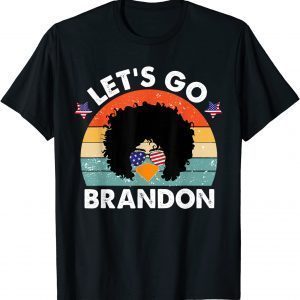 Let's Go Brandon Anti Joe Biden Chant US Flag Gift Shirt