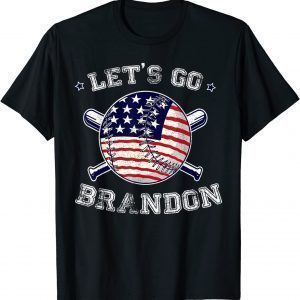 Let's Go Brandon Baseball Bat US Flag Gift Shirt