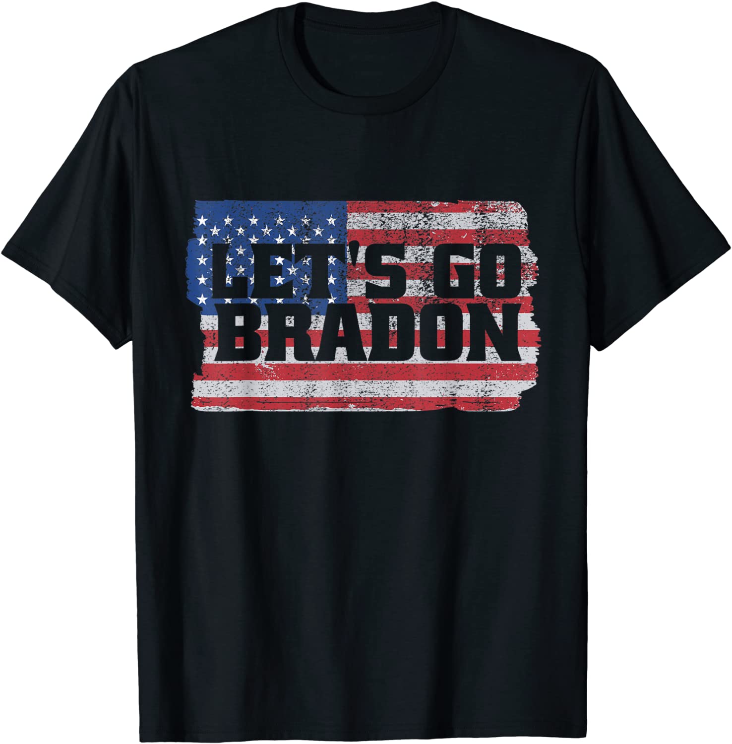 Let's Go Brandon - Biden Conservative Anti Liberal US Flag Classic Shirt
