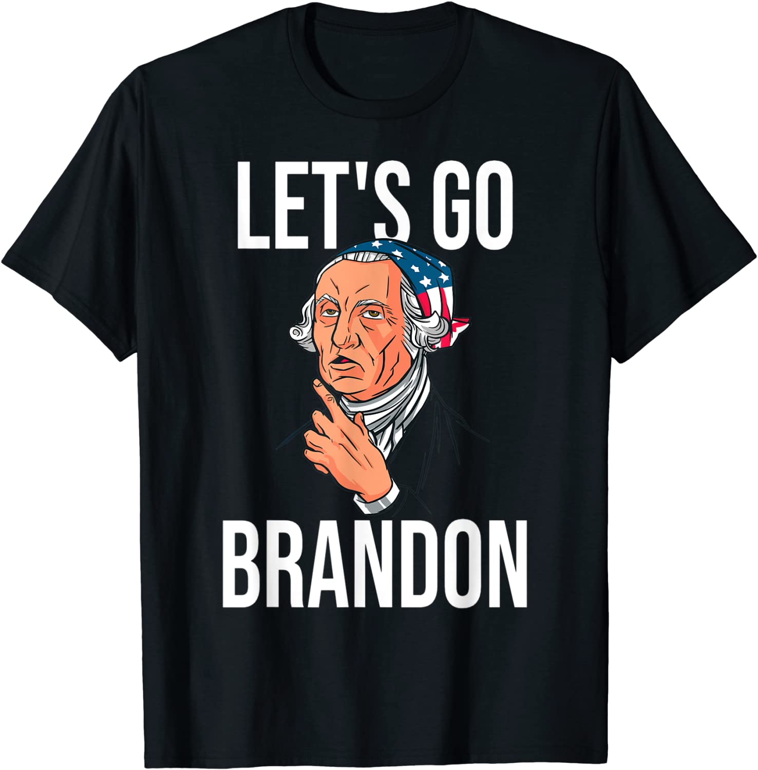 Let's Go Brandon - Biden Usa Flag 2021 T-Shirt - Teeducks