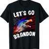 Let's Go Brandon Chant American Flag Anti Joe Biden 2021 Shirt