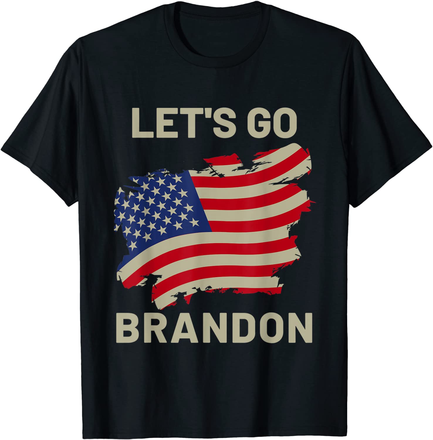 Let's Go Brandon Chant American Flag Impeach Joe Biden 2021 Shirt