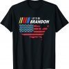 Let's Go Brandon Chant American Flag Gift Shirt