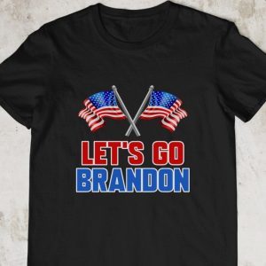 Let's Go Brandon Chant Anti Biden American Flag Unisex Shirt