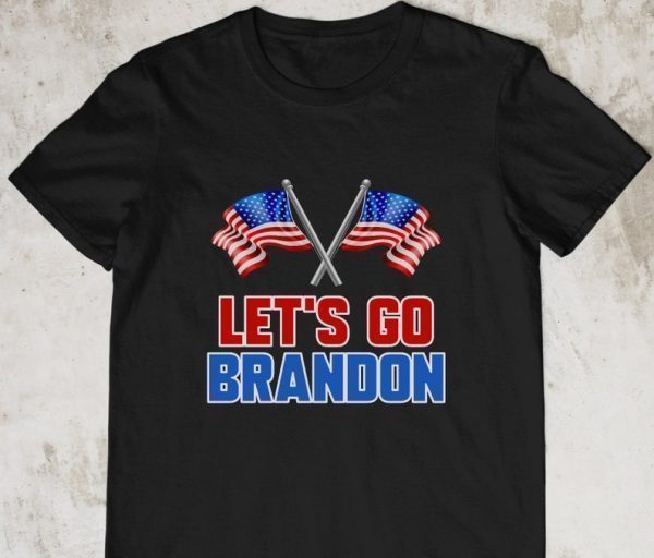 Let's Go Brandon Chant Anti Biden American Flag Unisex Shirt