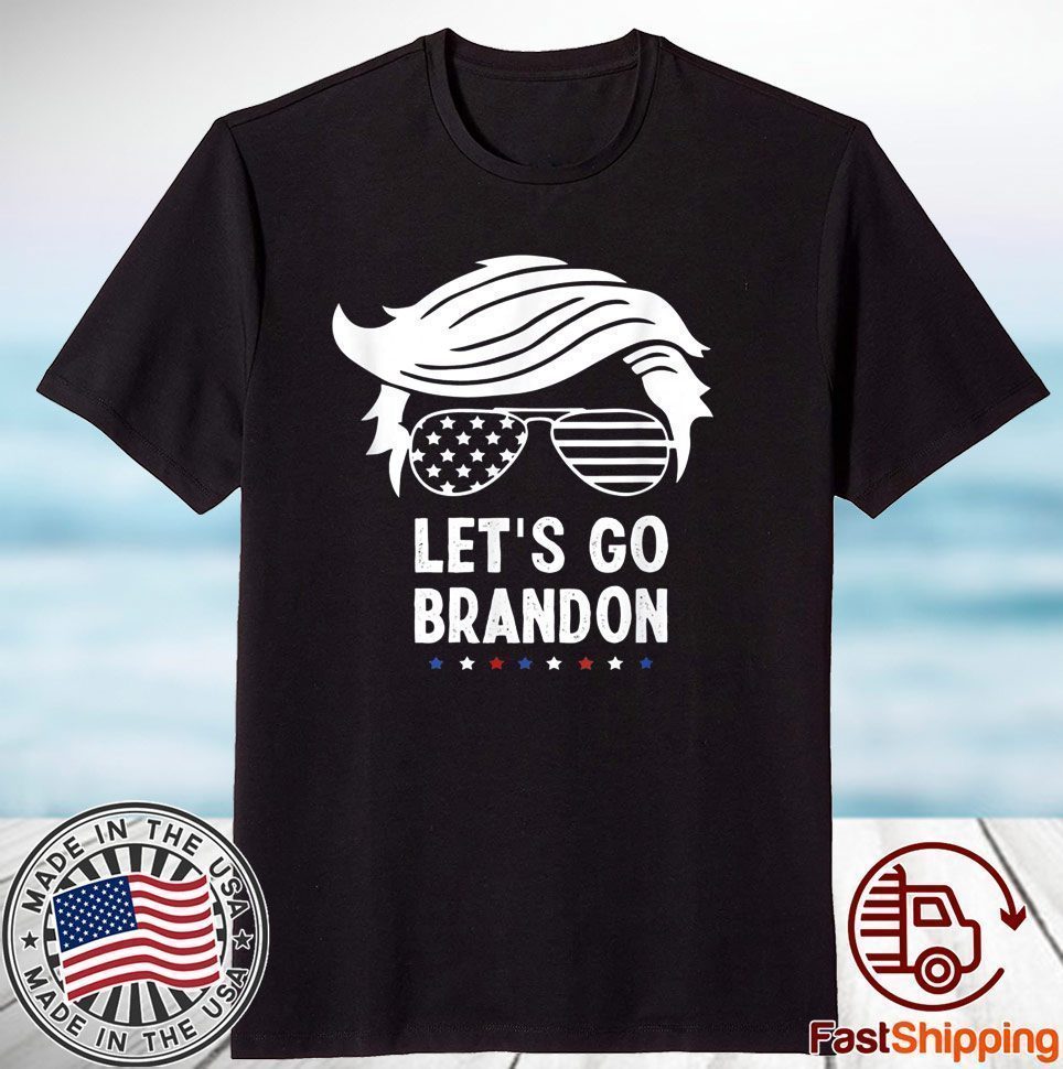 Let's Go Brandon Chant Anti Biden US Flag Gift Shirt