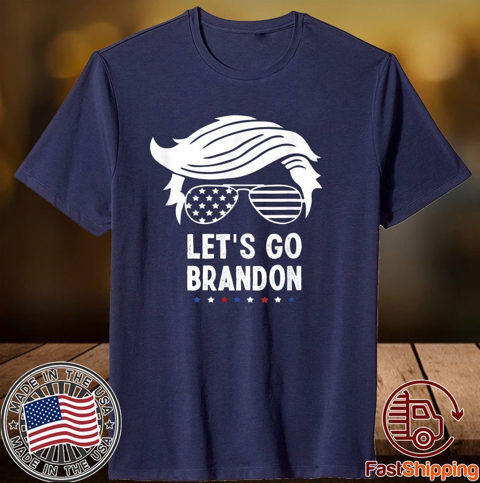 Let's Go Brandon Chant Anti Biden US Flag Gift Shirt