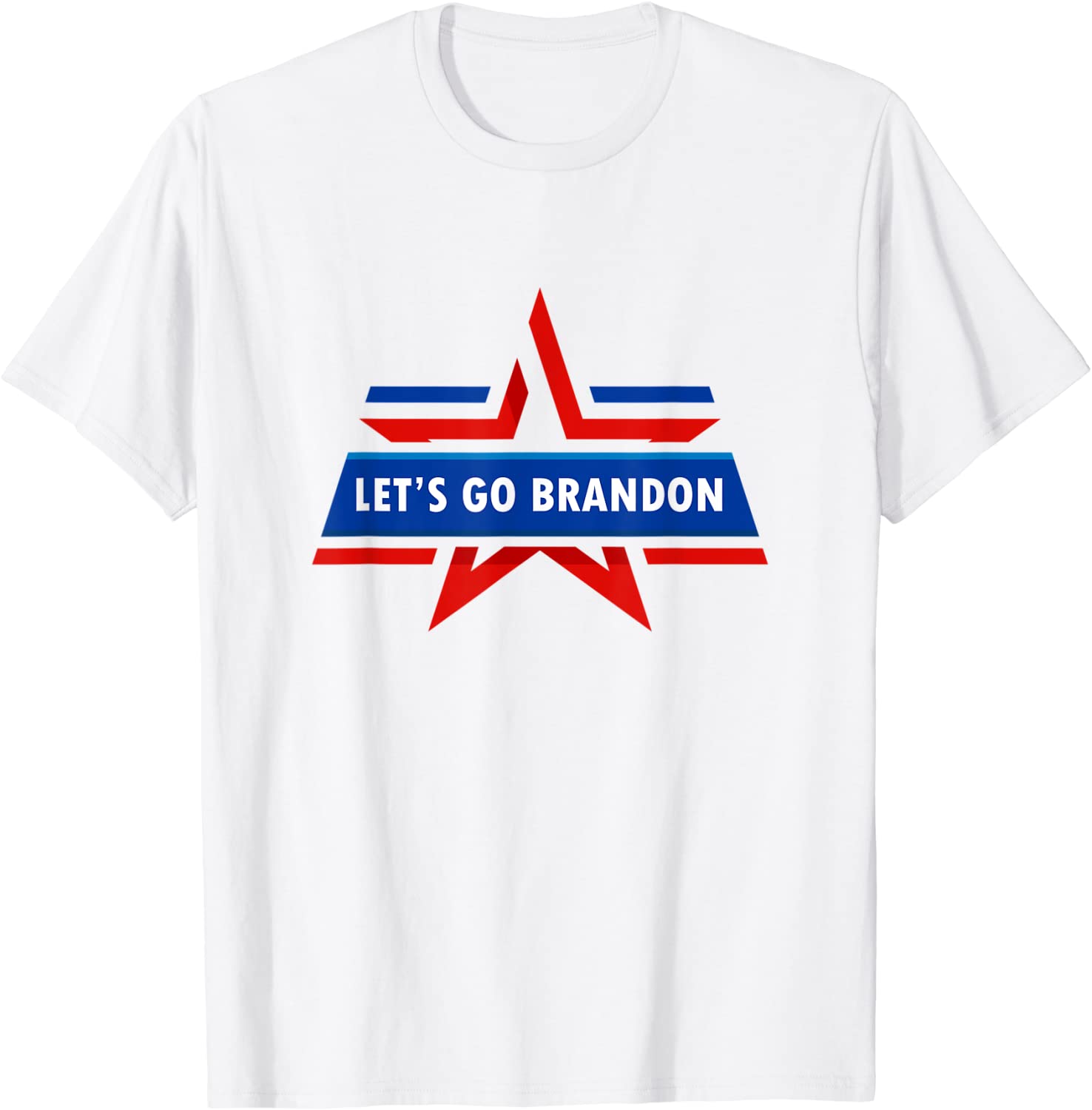 Let's Go Brandon Chant Anti Joe Biden FJB US Flag Tee Shirt
