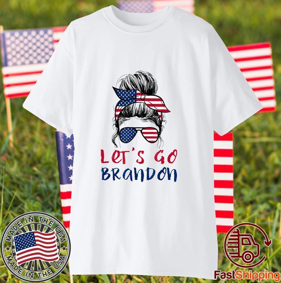 Let's Go Brandon Chant Anti Joe Biden US Flag Gift Shirt
