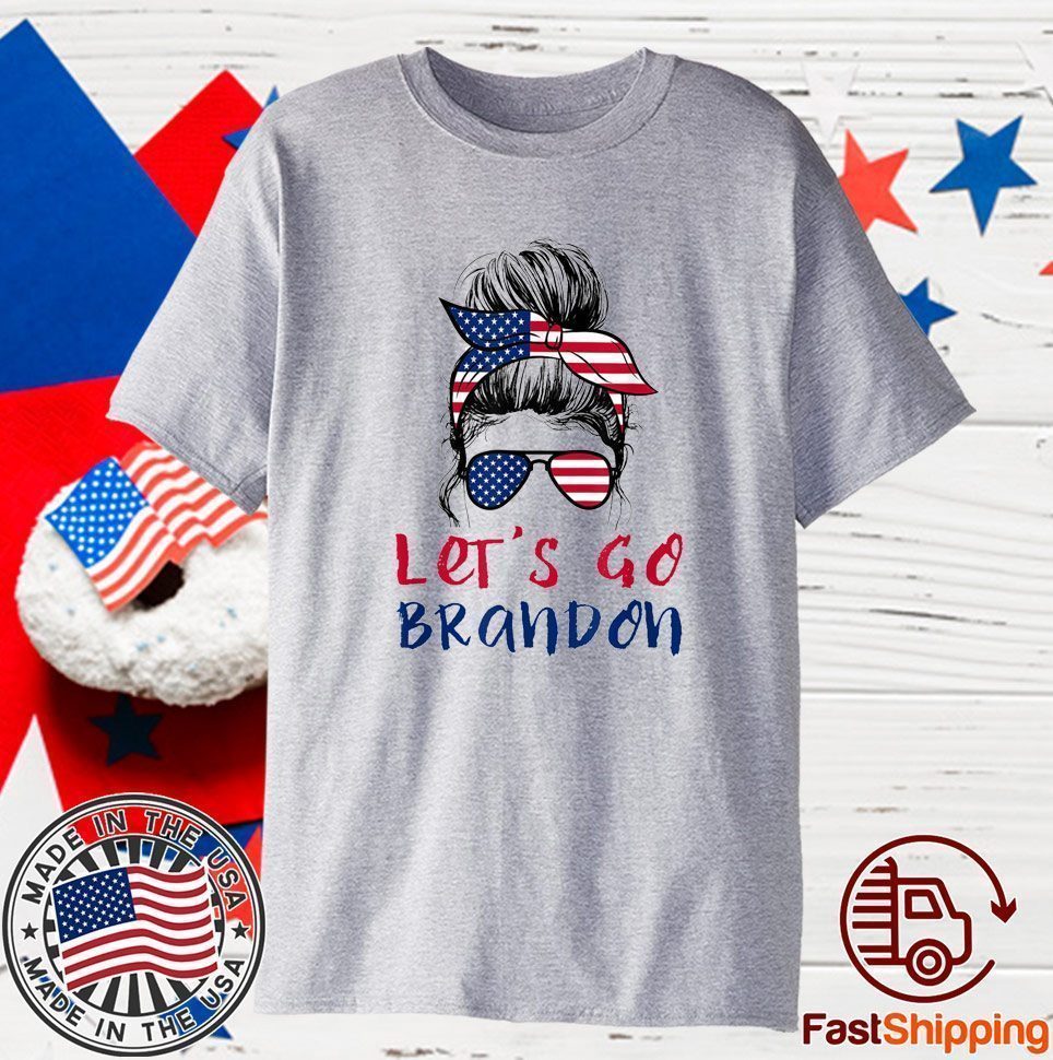 Let's Go Brandon Chant Anti Joe Biden US Flag Gift Shirt