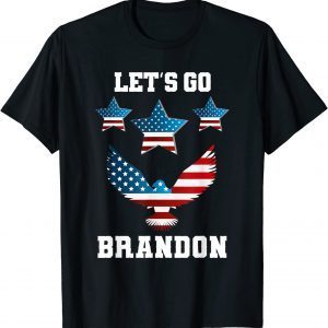 Let's Go Brandon Chant FJB Eagle US Flag T-Shirt