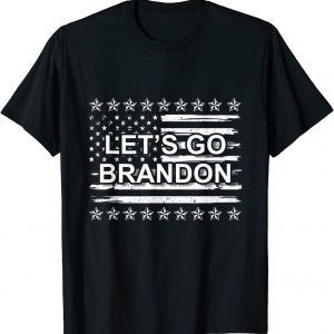 Let's Go Brandon Chant FJB Us Flag T-Shirt