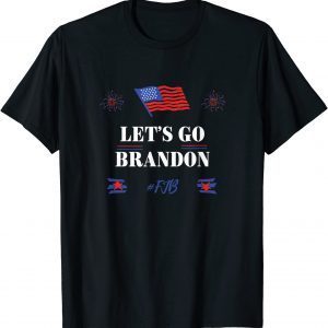 Let's Go Brandon Chant FJB Usa Flag Classic T-Shirt