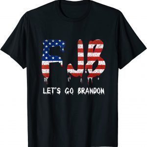 Let's Go Brandon Chant Impeach 46 US Flag Unisex Shirt