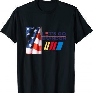 Let's Go Brandon Chant Joe Biden American Flag Classic Shirt
