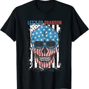 Anti Biden Let's Go Brandon Chant sarcastic Conservative US Flag Unisex Shirt