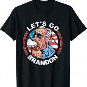 Let’s Go Brandon Conservative American Flag Joe Classic Shirt