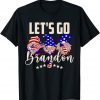 Let's Go Brandon Conservative Anti Liberal US Flag Gnome 2021 Shirt