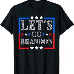 Let's Go Brandon Conservative Anti Liberal US Flag Graphic US 2021 Shirt